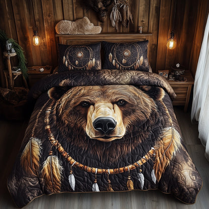 Majestic Native Bear Duvet Cover Set GFTOHD11237