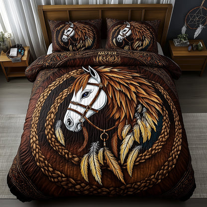 Majestic Native Horse Duvet Cover Set GFTOHD11243