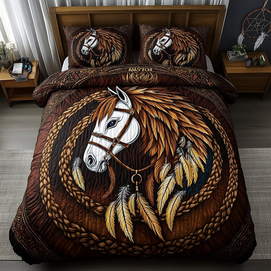 Majestic Native Horse Duvet Cover Set GFTOHD11243
