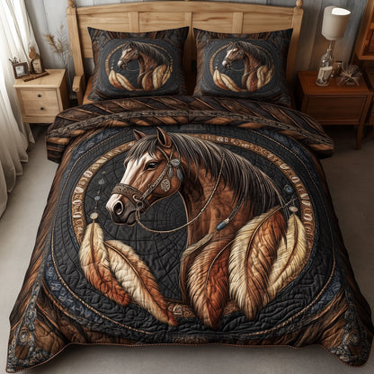 Majestic Native Horse Duvet Cover Set GFTOHD11244