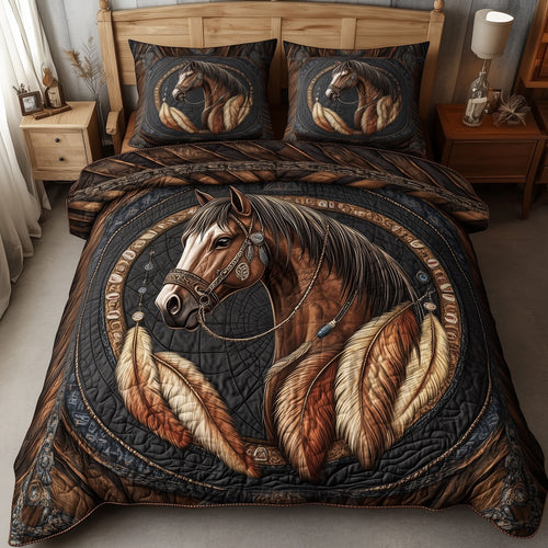 Majestic Native Horse Duvet Cover Set GFTOHD11244