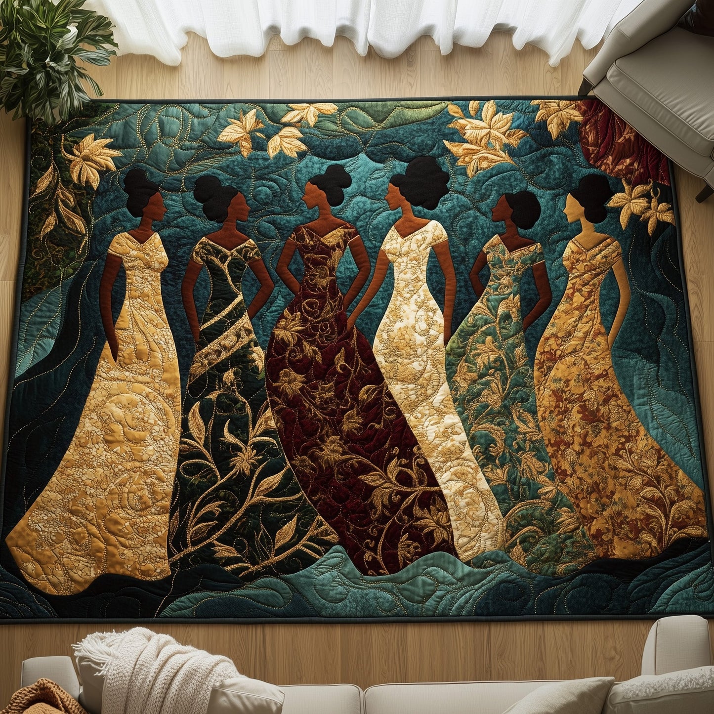 Golden Queens Area Rug GFTOHD11247