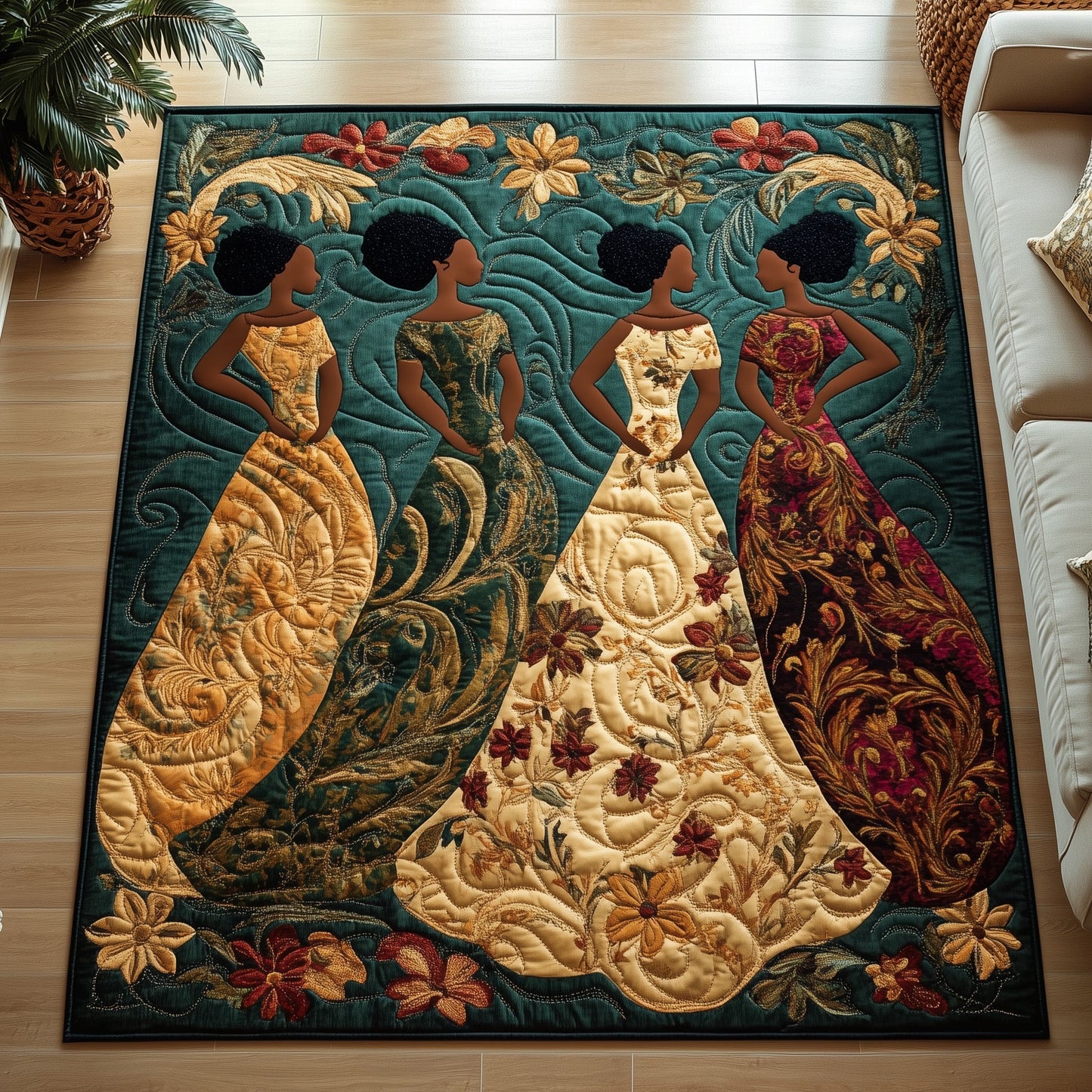 Golden Queens Area Rug GFTOHD11248