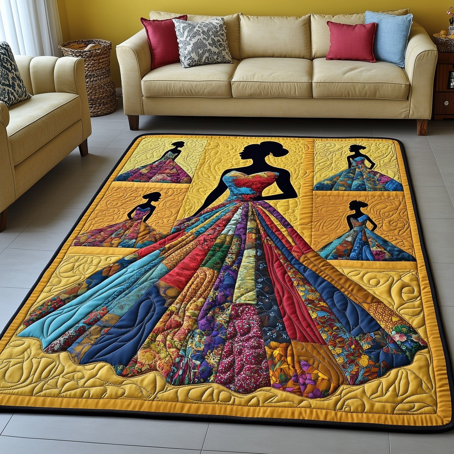Golden Queens Area Rug GFTOHD11251