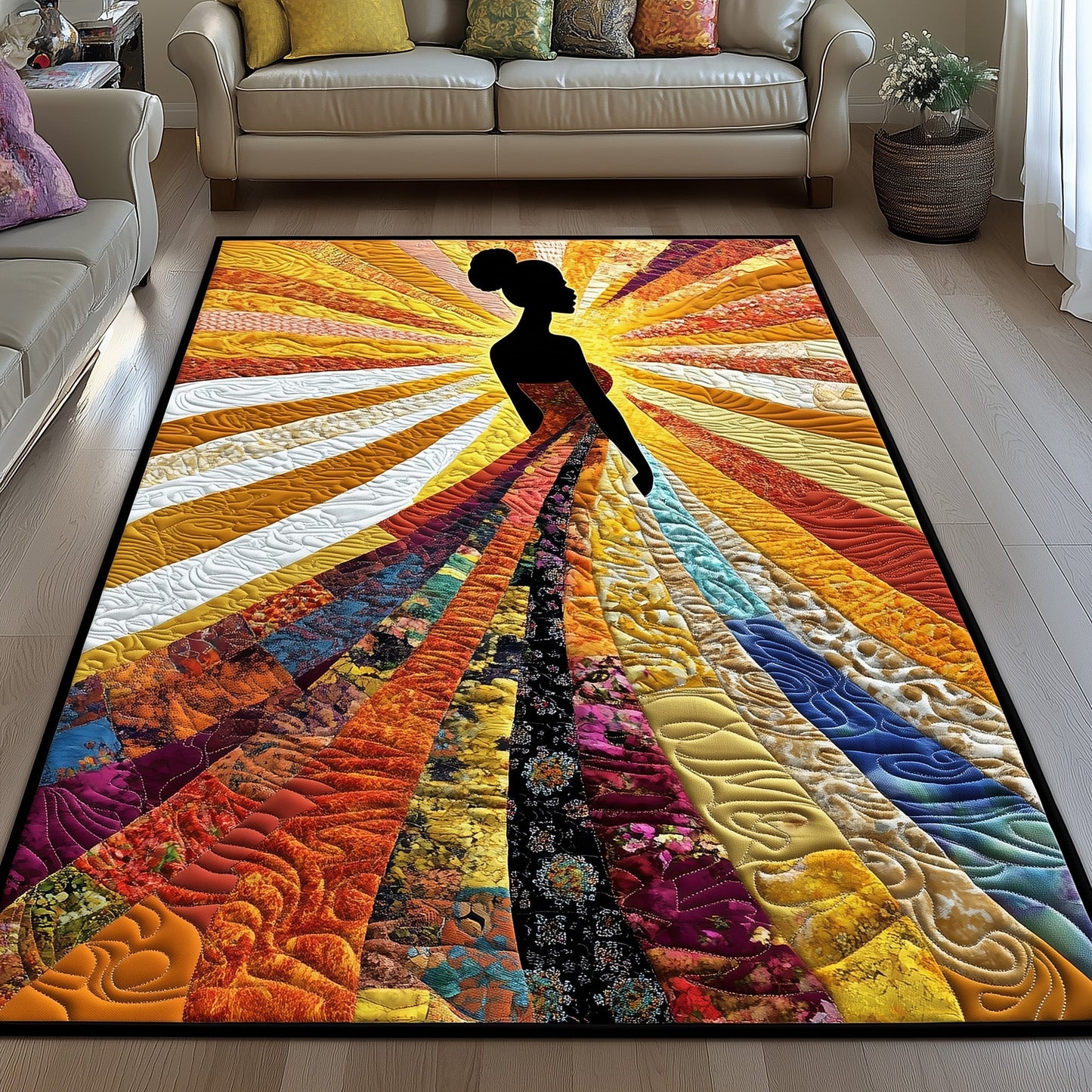 Golden Queens Area Rug GFTOHD11252