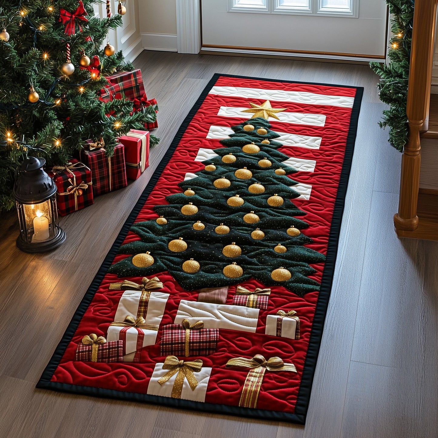 Christmas Charm Runner Rug GFTOHD11261
