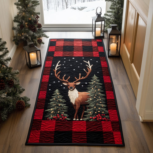Christmas Deer Friend Runner Rug GFTOHD11262