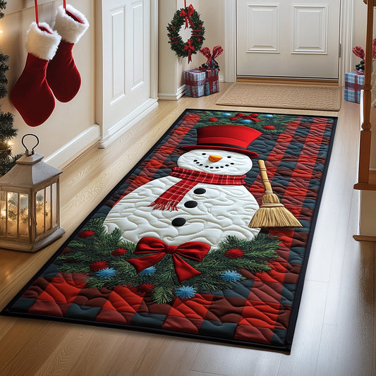 Christmas Snowman Runner Rug GFTOHD11263