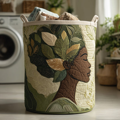 Golden Queens Quilted Laundry Basket GFTOHD11276