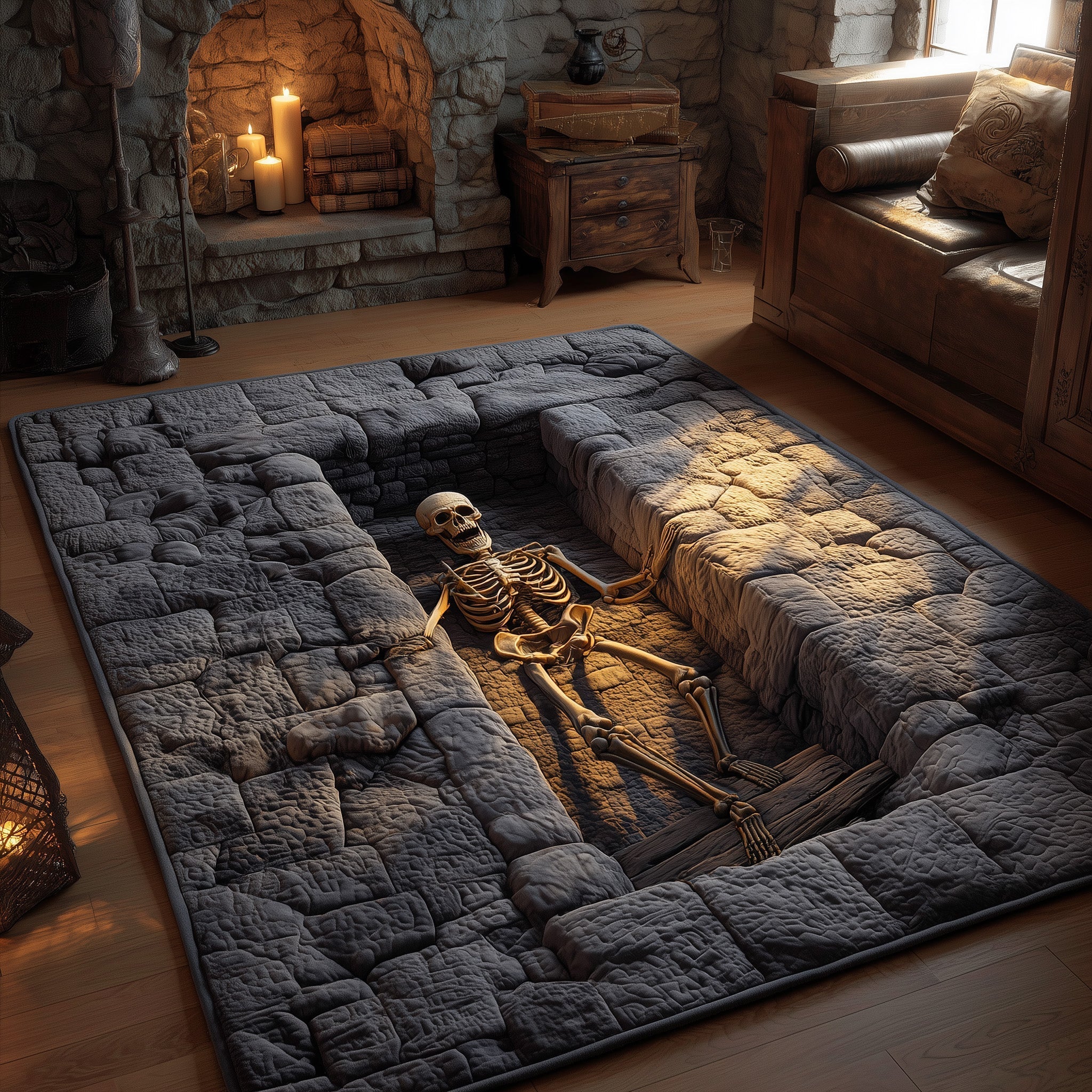 Catacomb Guardian Area Rug GFTOHD11326 – Patchique Store