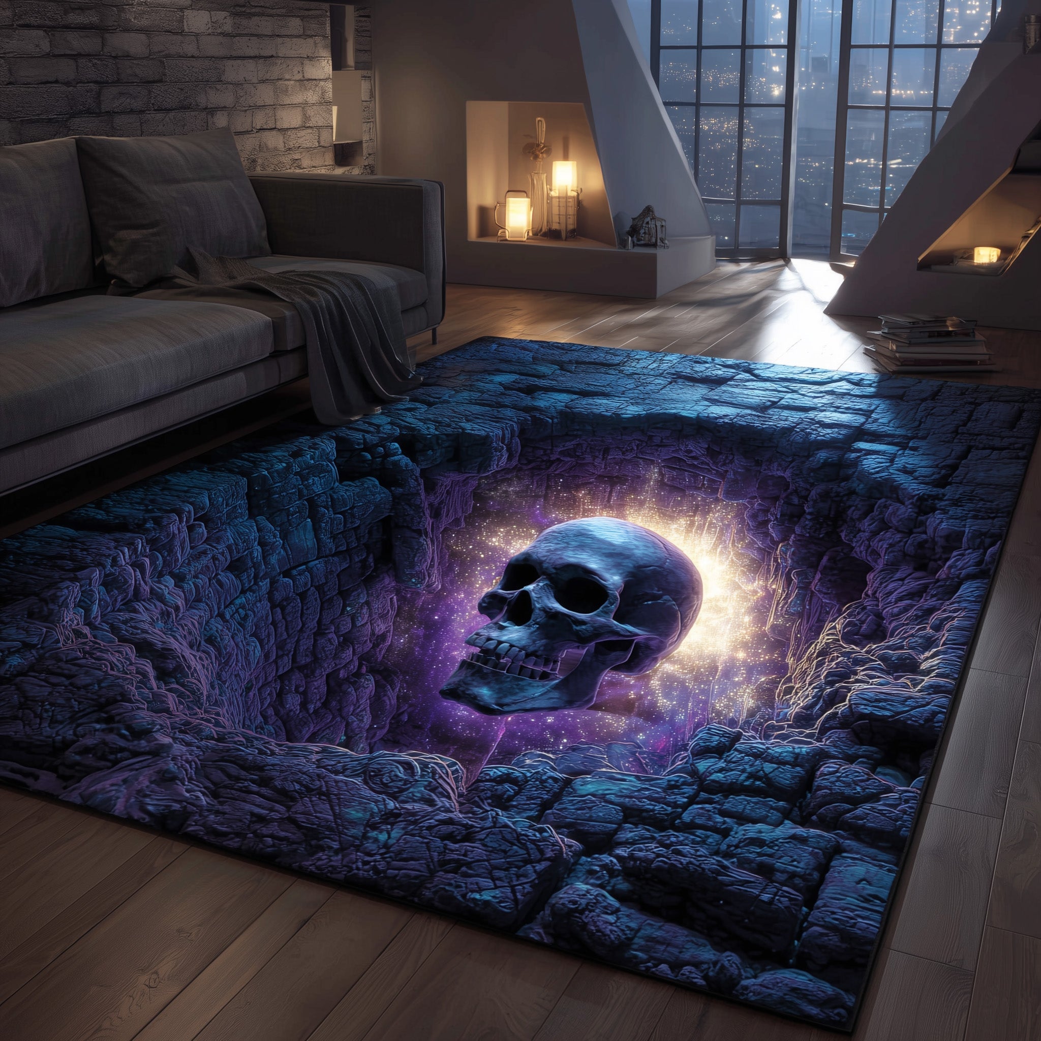 Cosmic Skeleton Area Rug GFTOHD11302 – Patchique Store