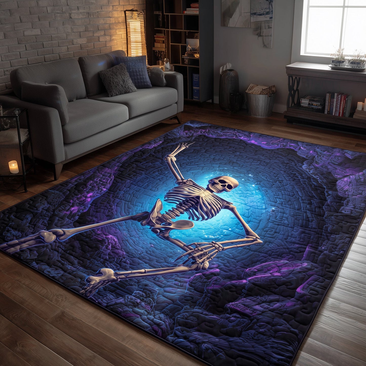 Cosmic Skeleton Area Rug GFTOHD11303