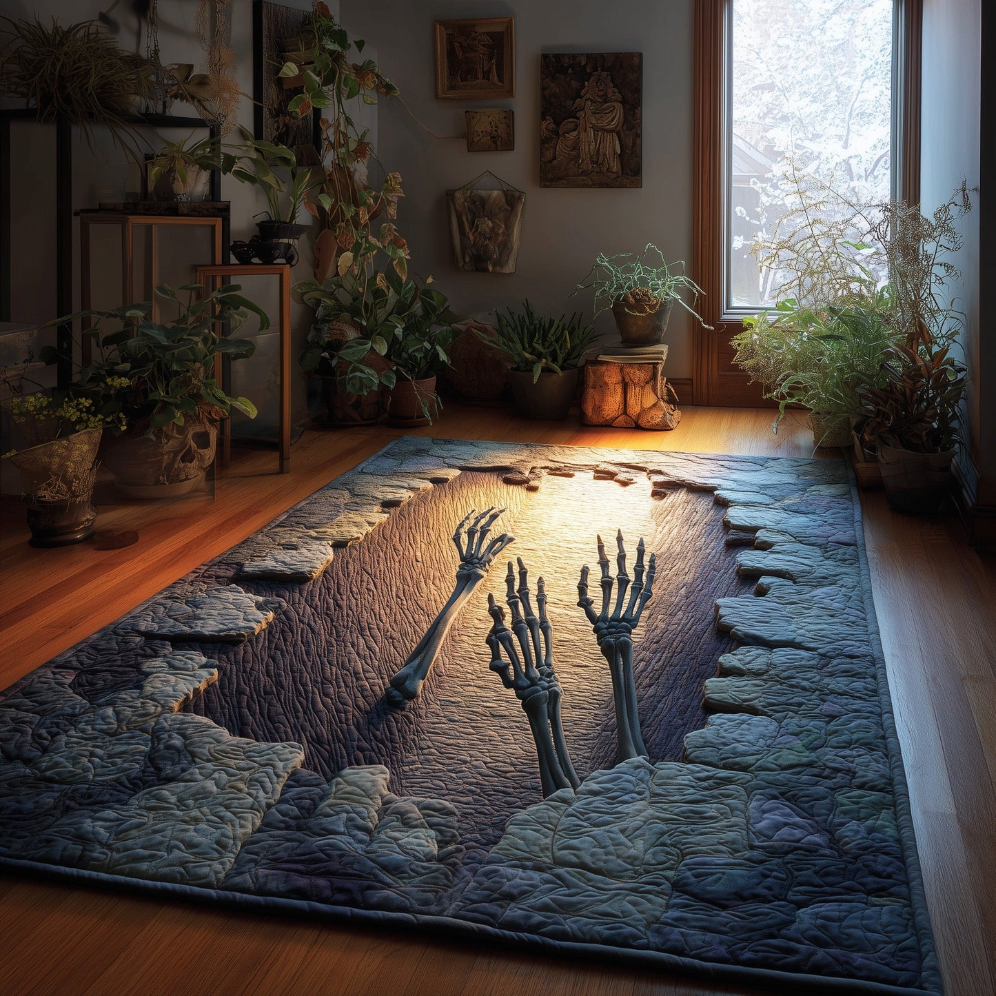 Rise of the Skeletons Area Rug GFTOHD11304