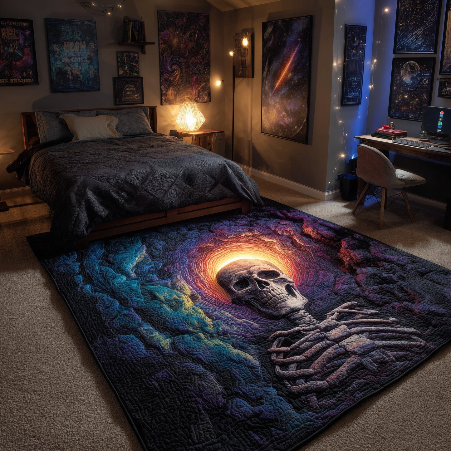 Mystic Skeleton Area Rug GFTOHD11306