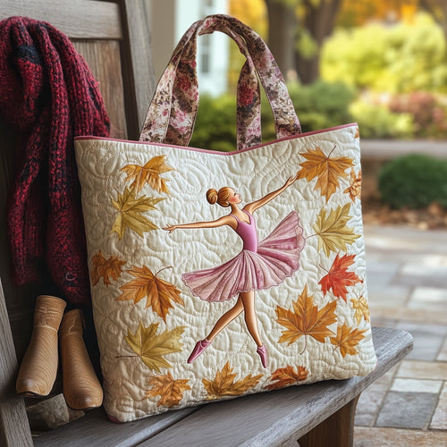 Elegant Ballerina Quilted Tote Bag GFTOHD11310