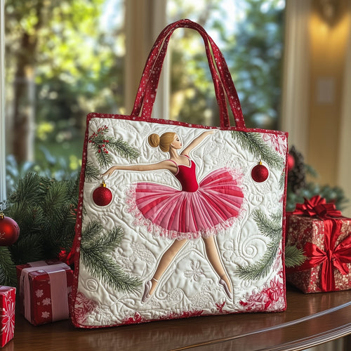 Elegant Ballerina Quilted Tote Bag GFTOHD11313