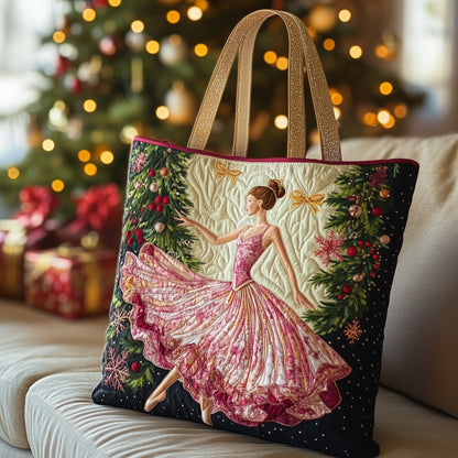 Elegant Ballerina Quilted Tote Bag GFTOHD11314