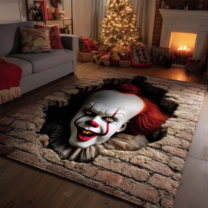 Creepy Clown Area Rug GFTOHD11331