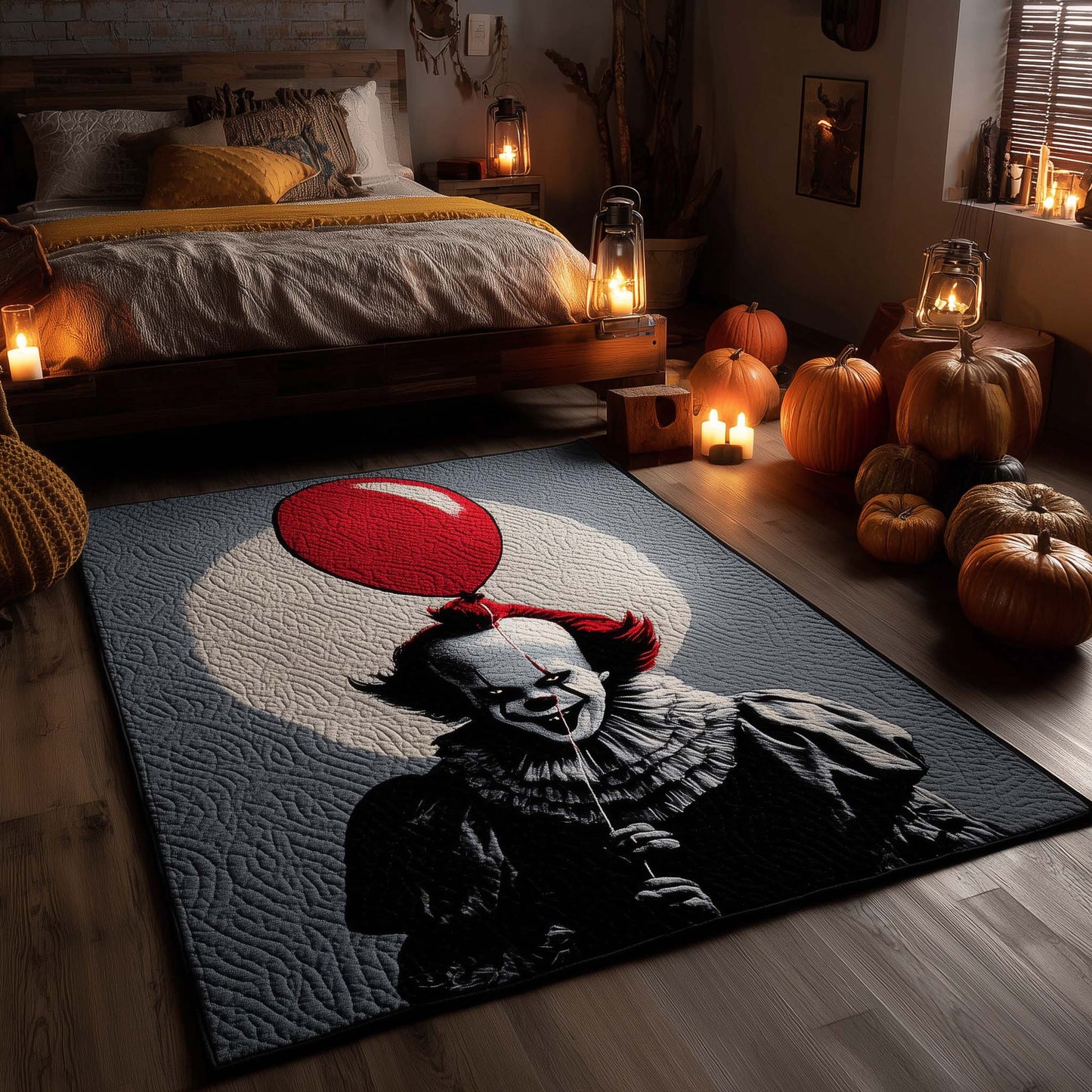 Creepy Clown Area Rug GFTOHD11336