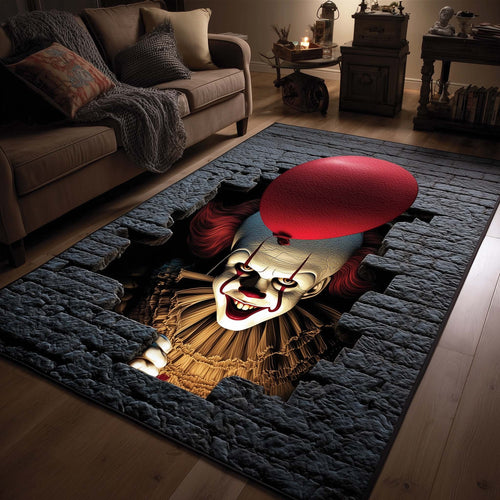 Creepy Clown Area Rug GFTOHD11338