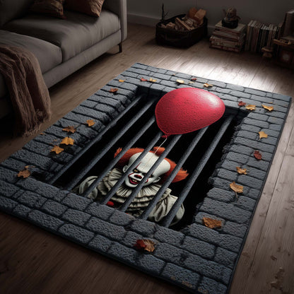 Creepy Clown Area Rug GFTOHD11339