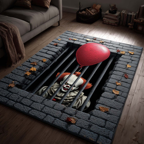 Creepy Clown Area Rug GFTOHD11339