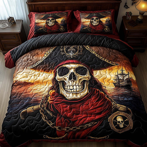 Skull Pirates Duvet Cover Set GFTOHD11362