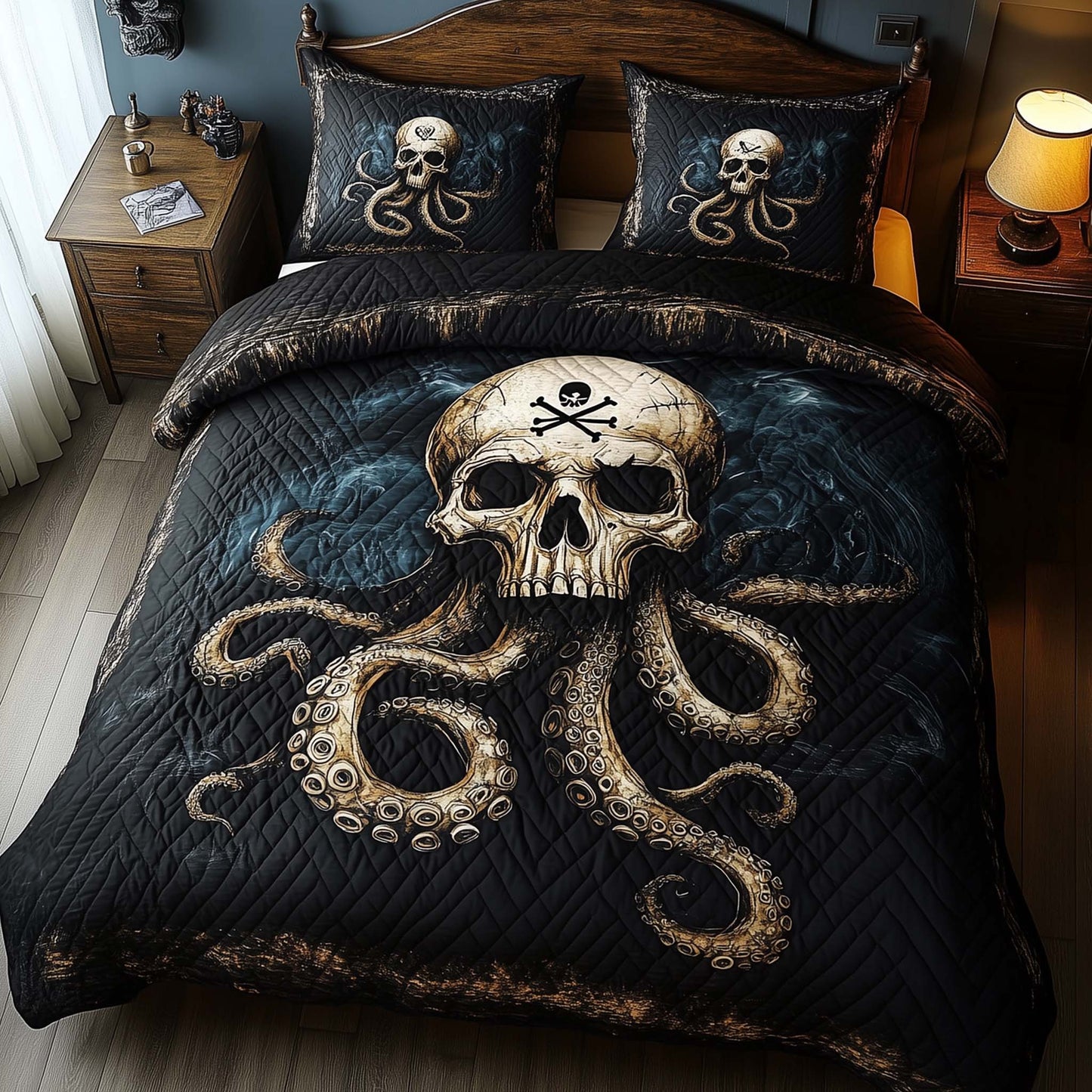 Skull Pirates Duvet Cover Set GFTOHD11368