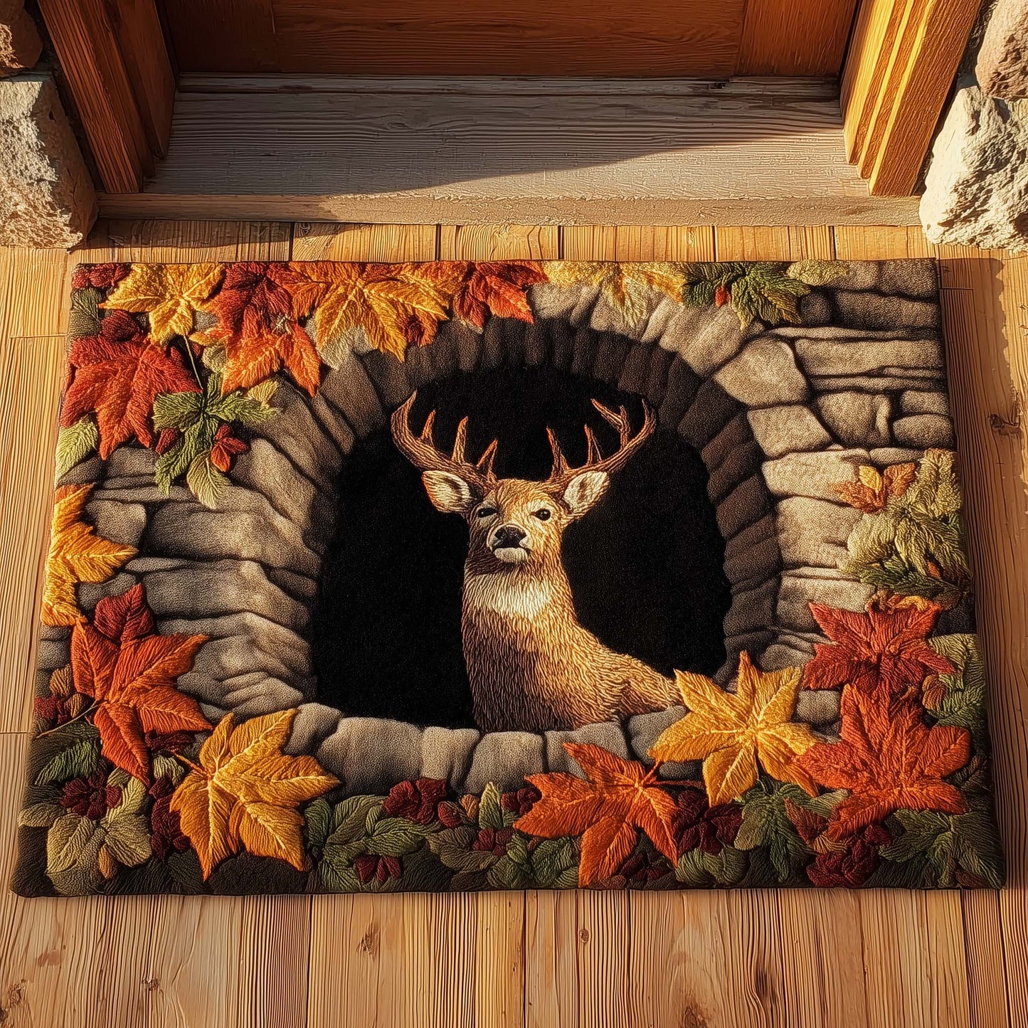 Mystic Autumn Deer Doormat GFTOHD11373
