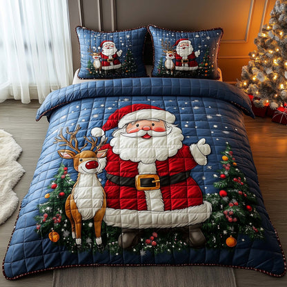 Christmas Santa Duvet Cover Set GFTOHD11386