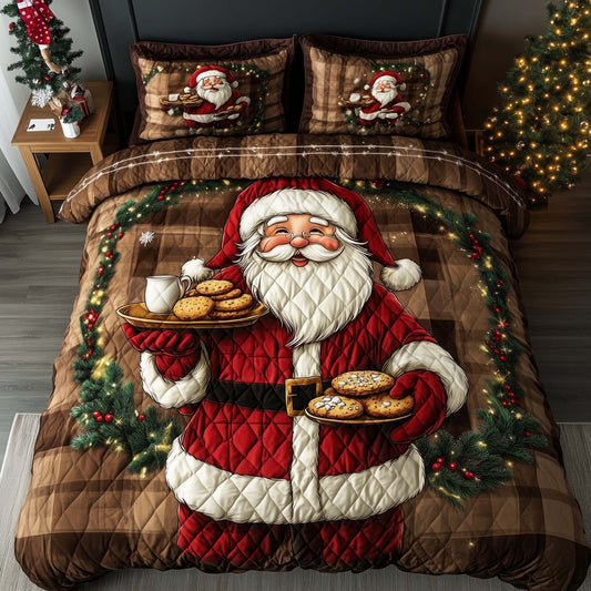 Cozy Santa Baking Cookies Duvet Cover Set GFTOHD11390