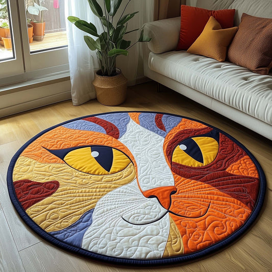 Catitude Quilted Round Mat GFTOHD11412