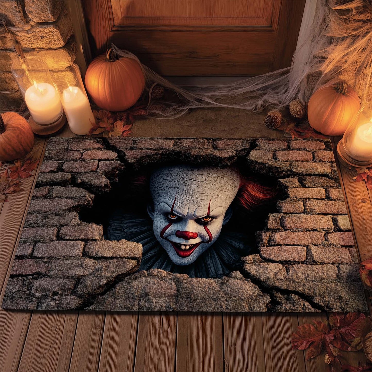 Creepy Clown Doormat GFTOHD11424