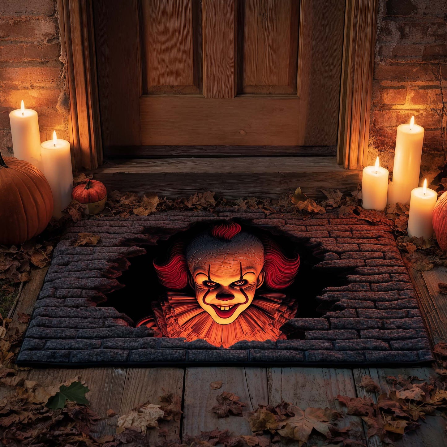 Creepy Clown Doormat GFTOHD11426