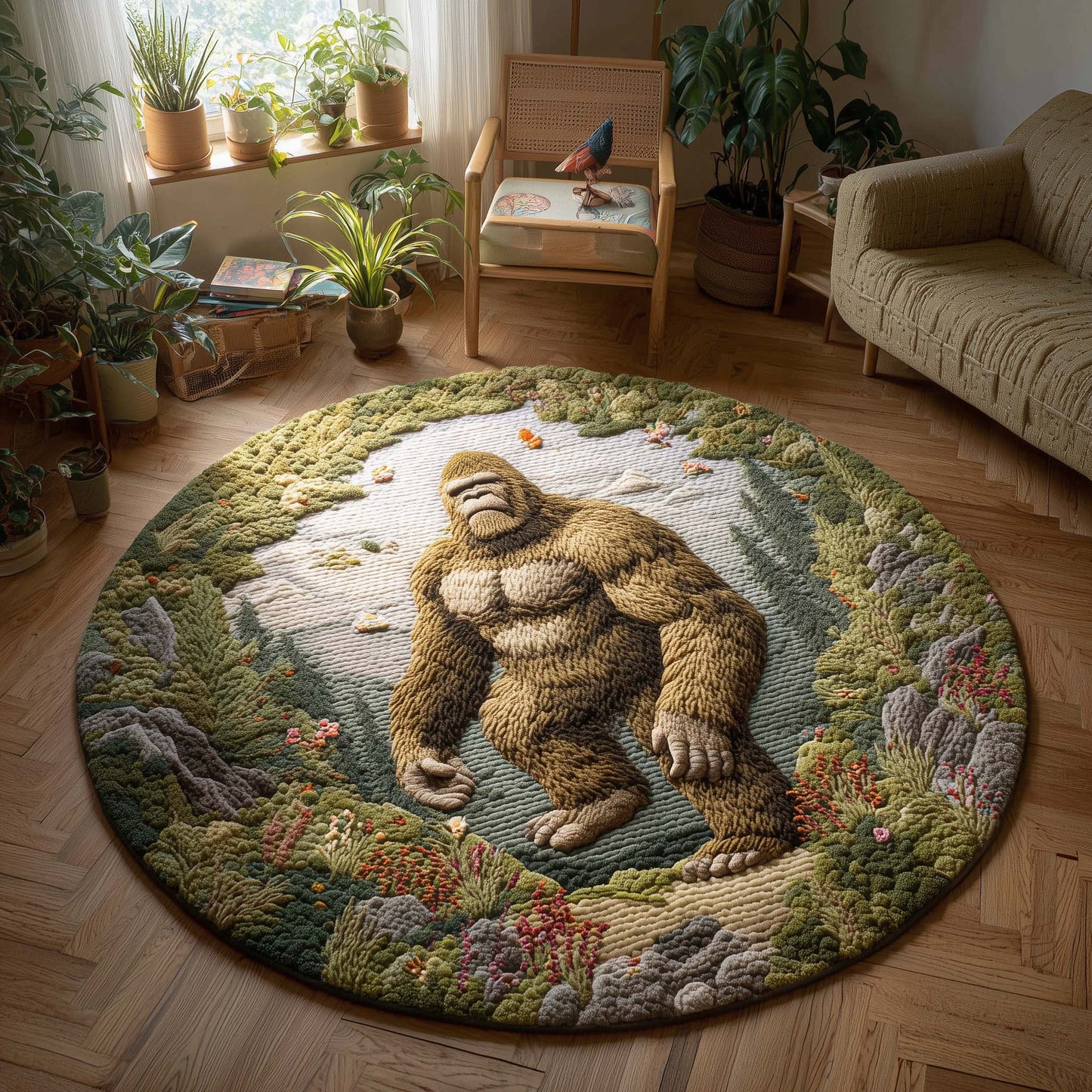 Spring Guardian Quilted Round Mat GFTOHD11457