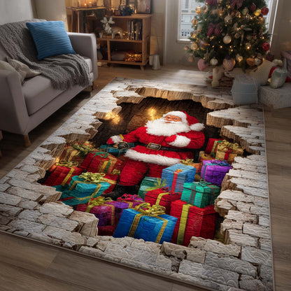 Santa Workshop Wonder Area Rug GFTOHD11461