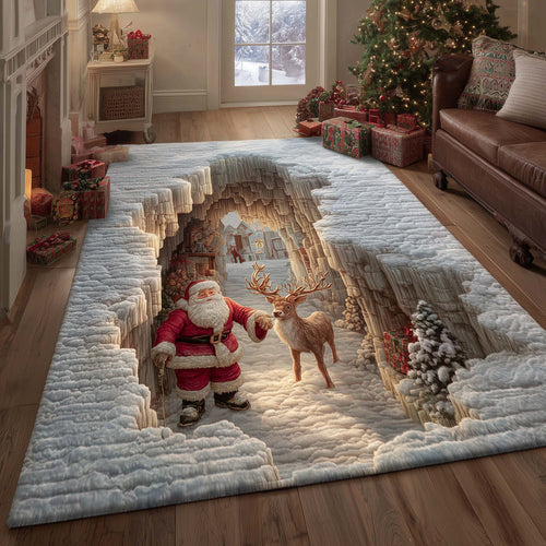 Santa Journey Area Rug GFTOHD11465