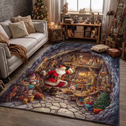 Santa Workshop Wonder Area Rug GFTOHD11466