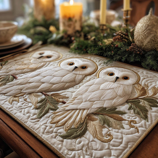 Winter Owl Quilted Placemat GFTOHD11471