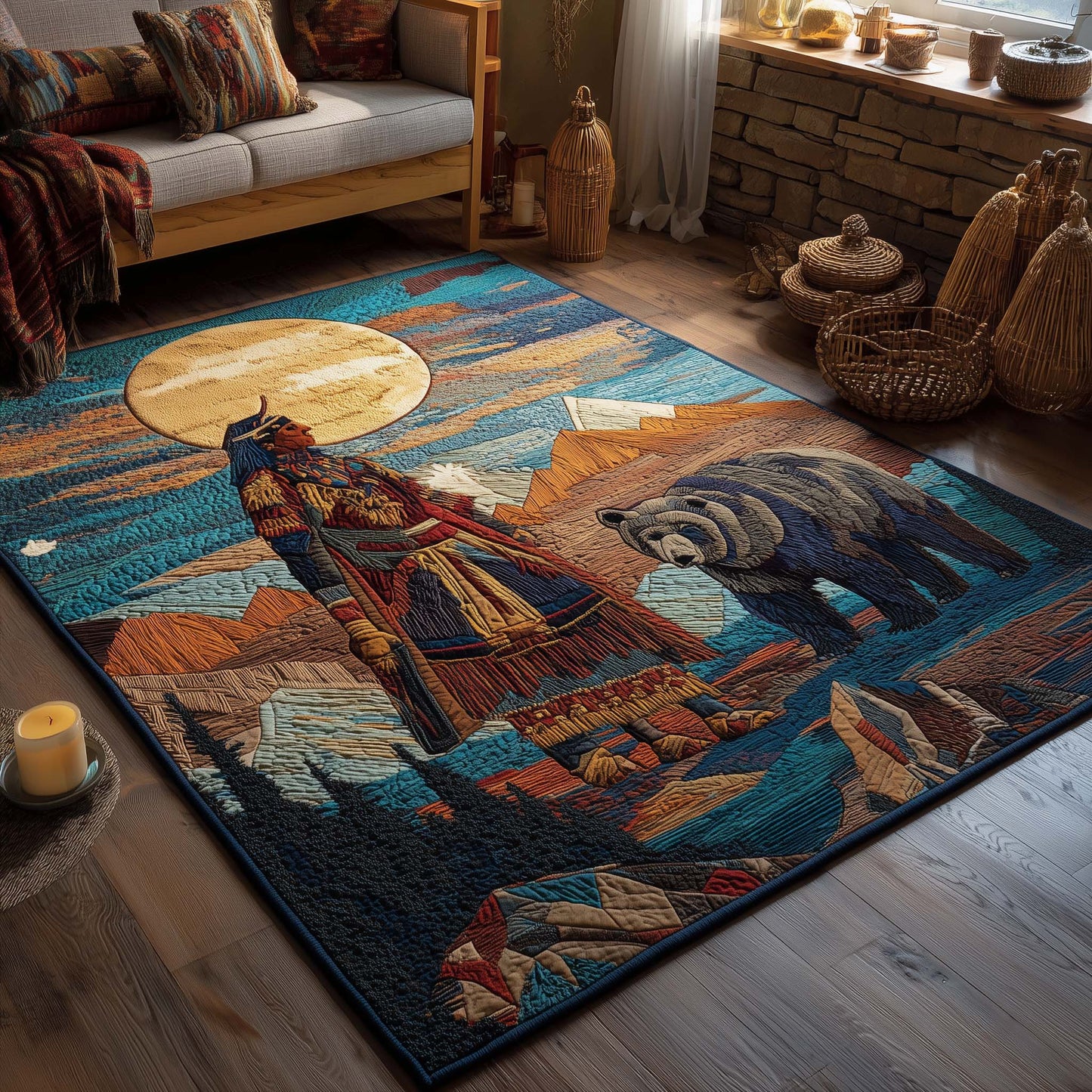 Native Guardian Area Rug GFTOHD11495