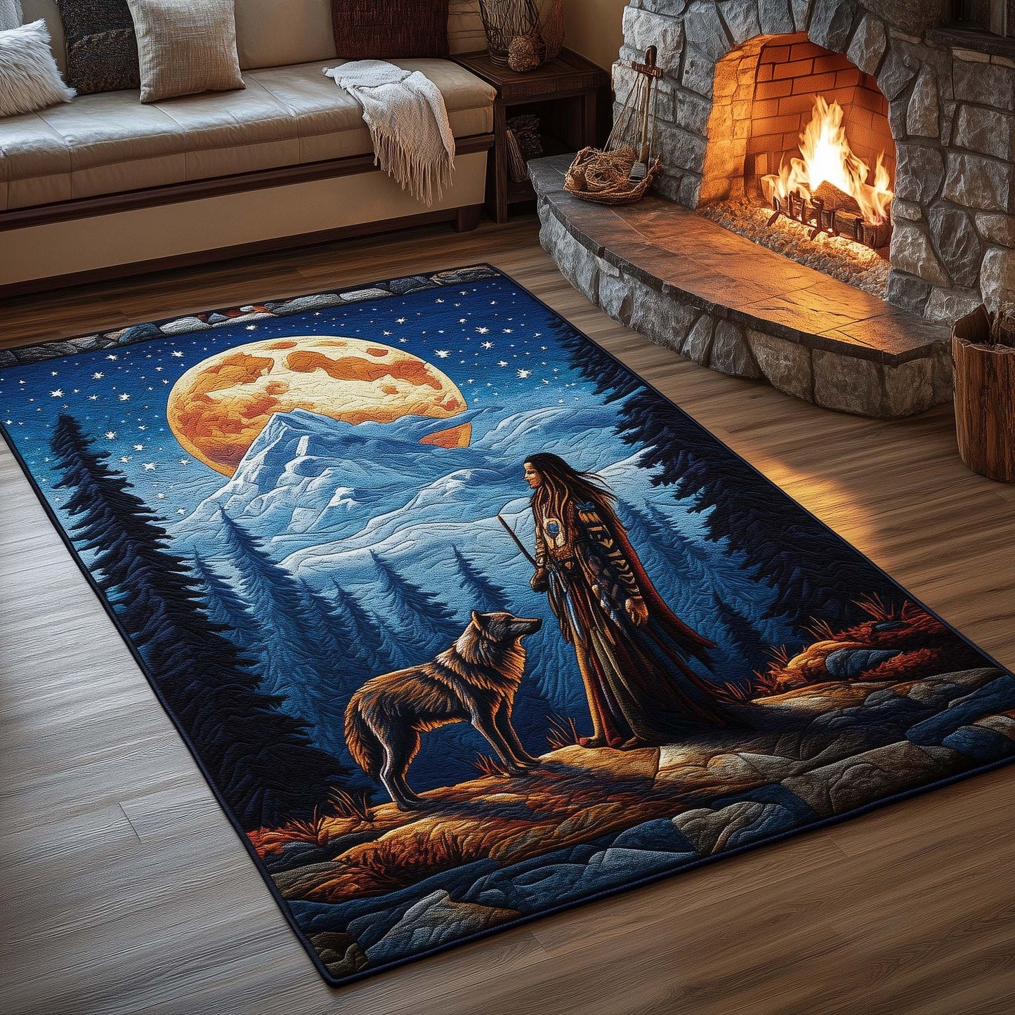 Native Guardian Area Rug GFTOHD11499