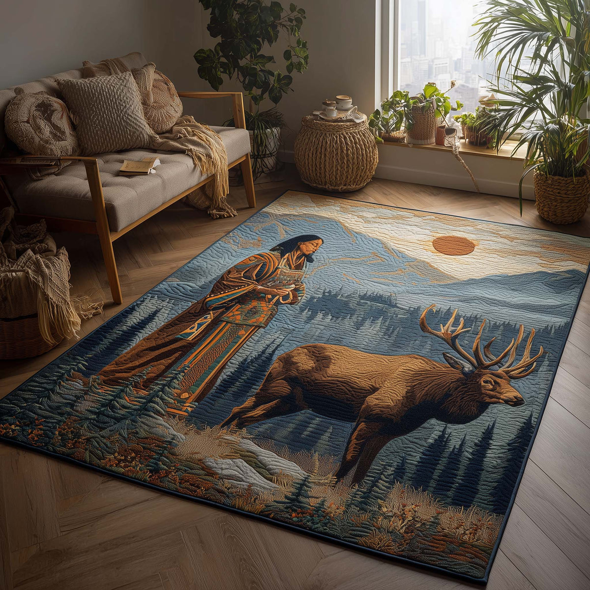 Patchique Rugs Native Guardian Area Rug GFTOHD11502 – Patchique Store