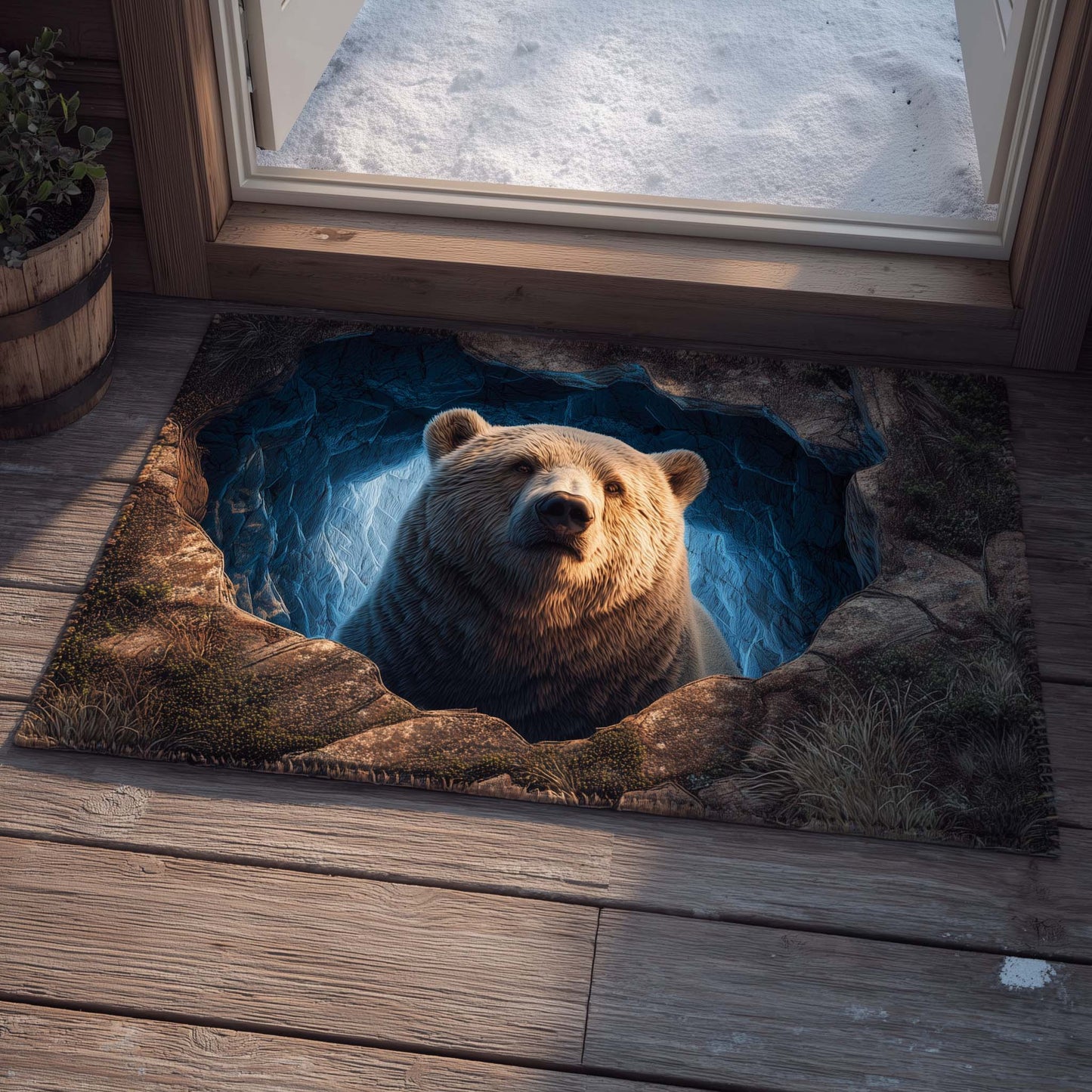 Ice Cave Bear Doormat GFTOHD11551