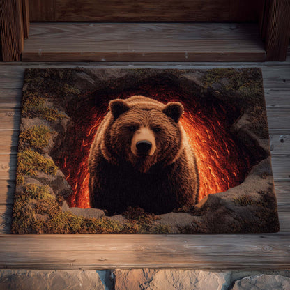 Lava Pit Bear Doormat GFTOHD11552