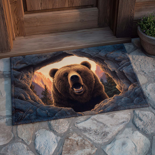 Stone Crevice Bear Doormat GFTOHD11559