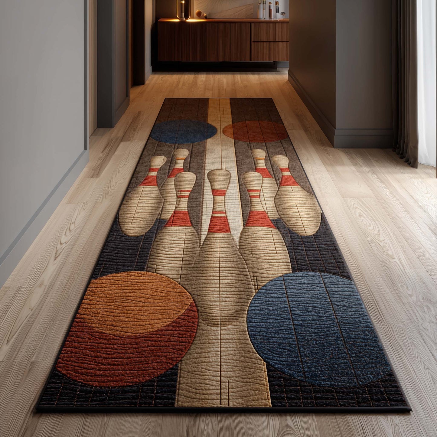 Bowling Time Runner Rug GFTOHD11561