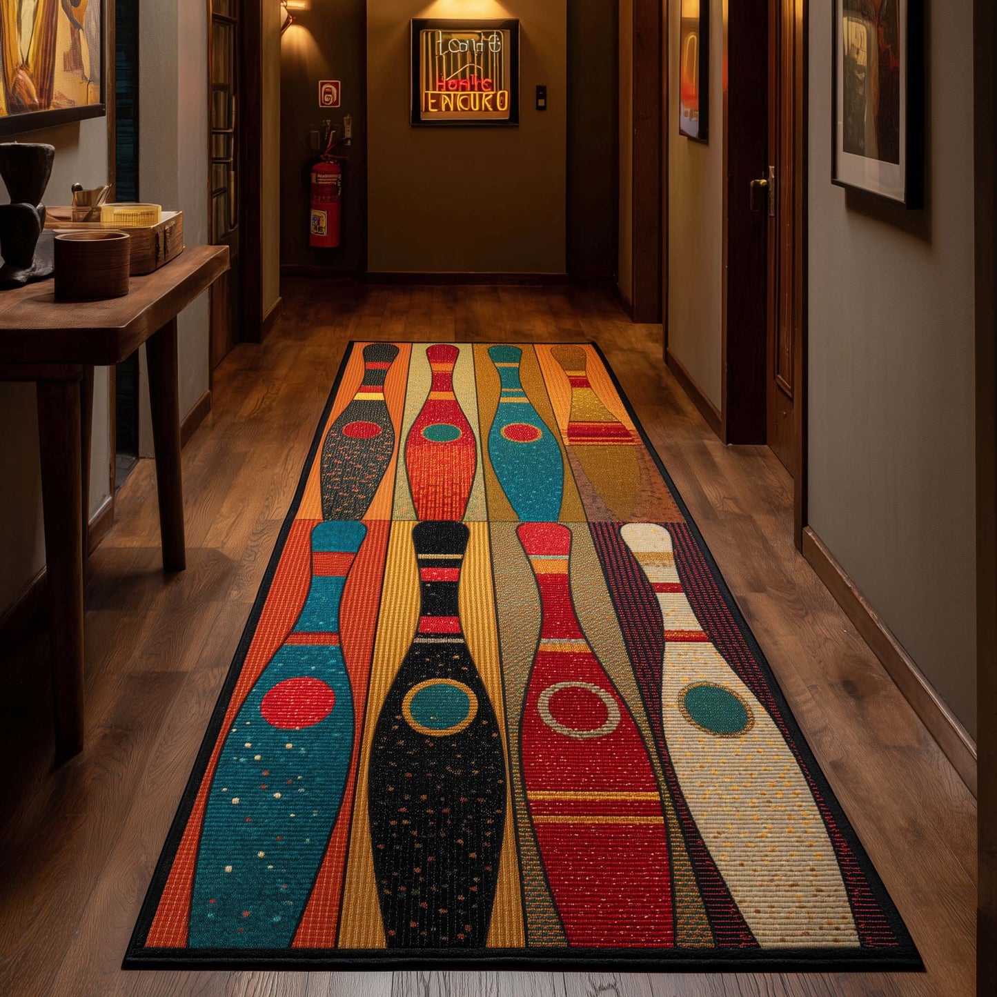Bowling Time Runner Rug GFTOHD11563