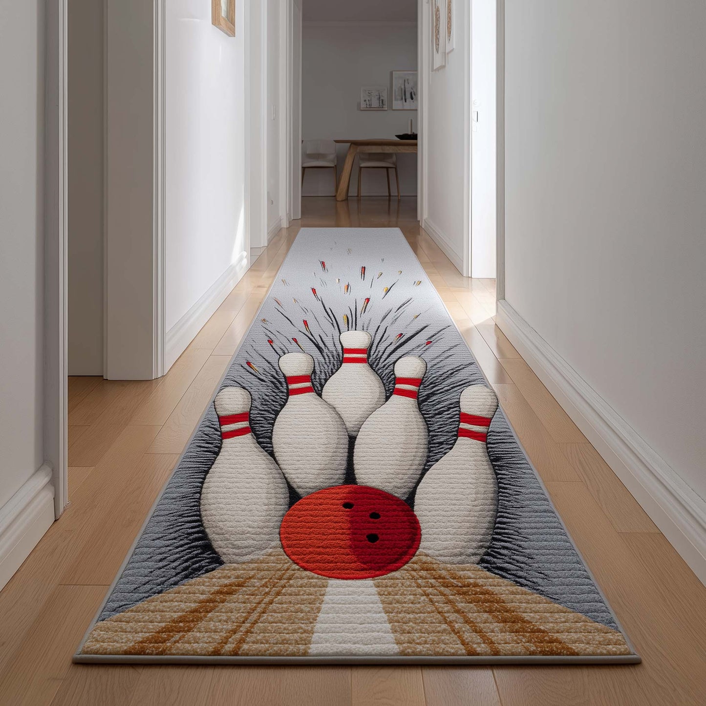 Bowling Time Runner Rug GFTOHD11565