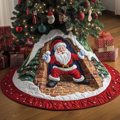 Santa Cheer Quilted Tree Skirt GFTOHD11673