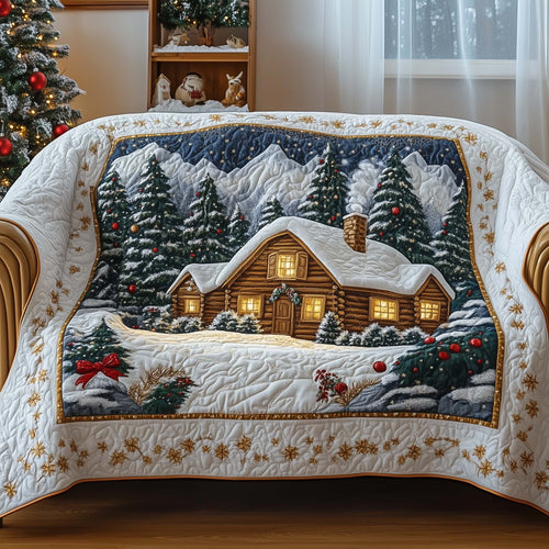 Snow Village Quilted Sofa Cover GFTOHD11730